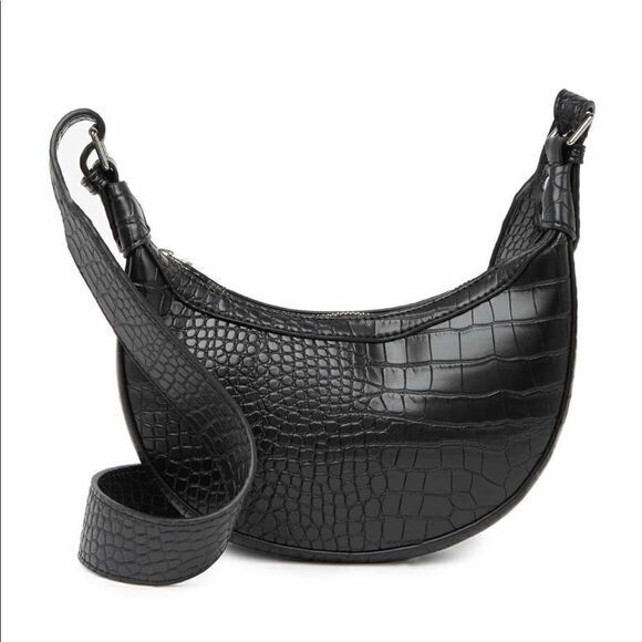 Leather Crocodile Embossed Bag - Picture 13 of 15